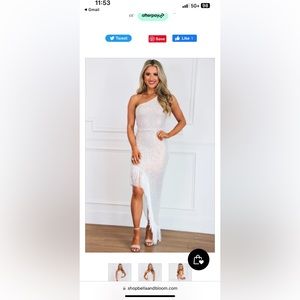 Bella and Bloom fringe sequin dress